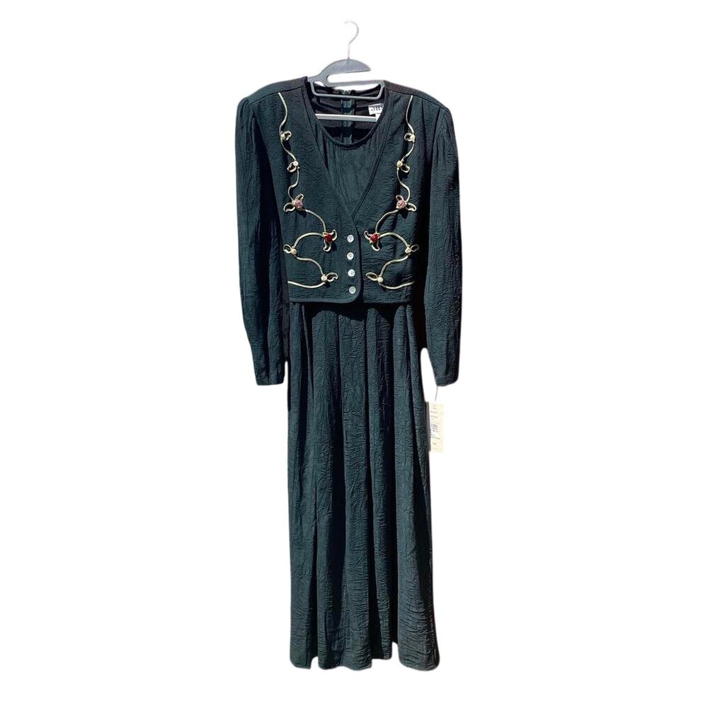 Vintage new jbs ltd long green floral dress - WITH TAGS!